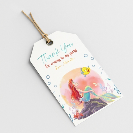 Disney Ariel Princess Custom Thank You Cards, 8 ct