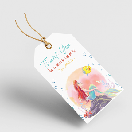 Disney Ariel Princess Custom Thank You Cards, 8 ct