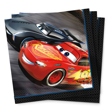 Disney Cars Luncheon Napkins, 16ct - product detail included in the set