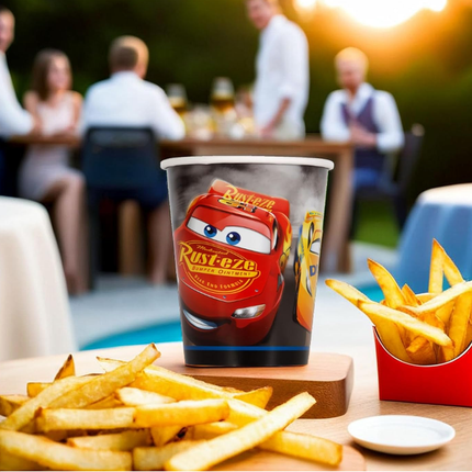 Disney Cars Paper Cups 9 oz, 8 ct