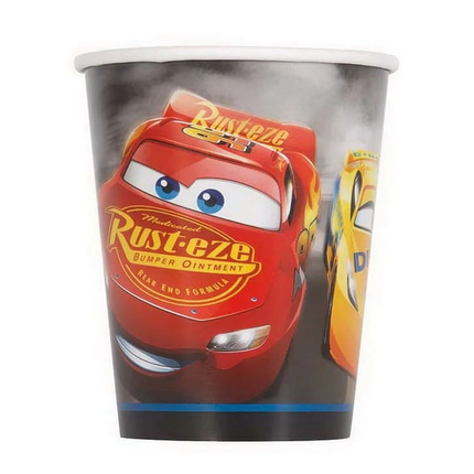 Disney Cars Paper Cups 9 oz, 8 ct