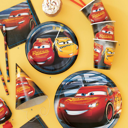 Disney Cars Paper Cups 9 oz, 8 ct
