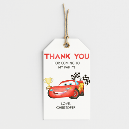 Disney Cars Custom Thank You Cards, 8 ct
