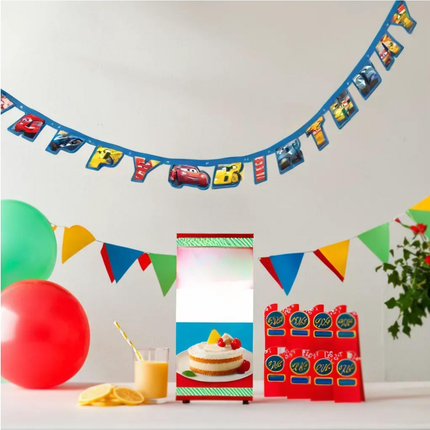 Disney Cars Happy Birthday Banner 6 ft