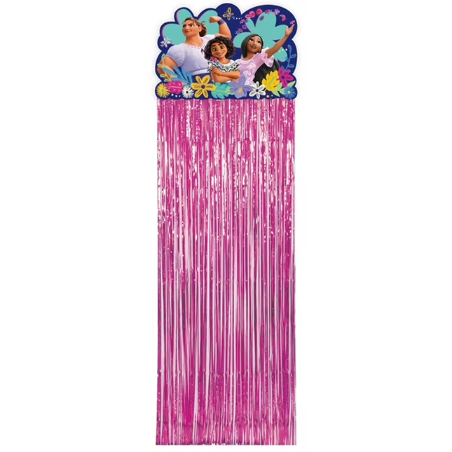 Disney Encanto Party Foil Fringe Door Curtain