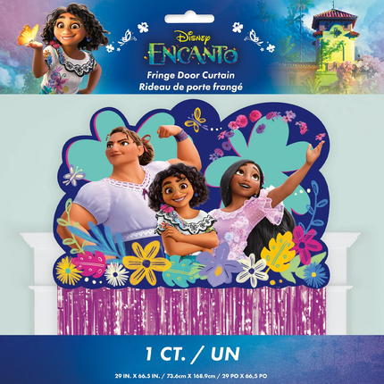 Disney Encanto Party Foil Fringe Door Curtain