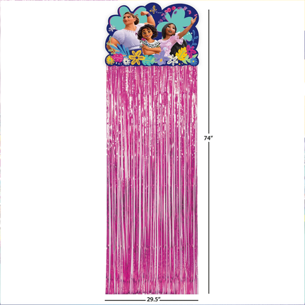 Disney Encanto Party Foil Fringe Door Curtain