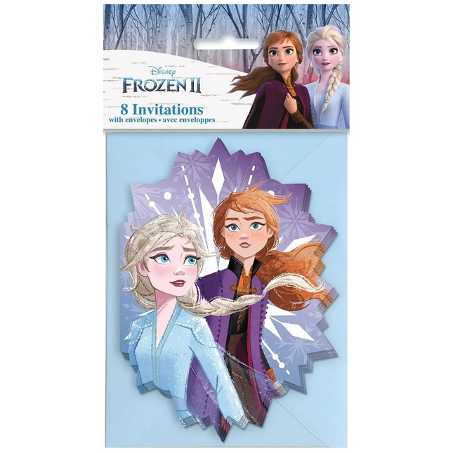 Frozen 2 Invitations, 8 ct