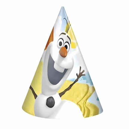 Disney Frozen Olaf Party Cone Hats 8 ct