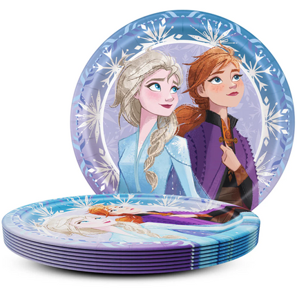Frozen Paper Dinner Plates – 8 Ct, 9"