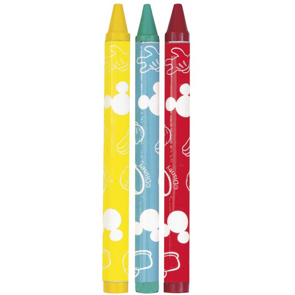 Disney Mickey Mouse Paper Coloring Rolls & Crayons - 3ct