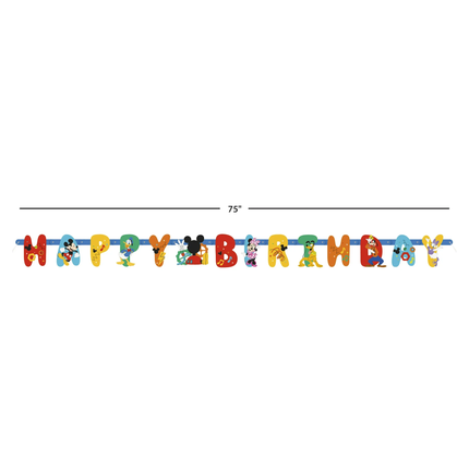Disney Mickey & Friends Clubhouse Jointed Banner 6ft
