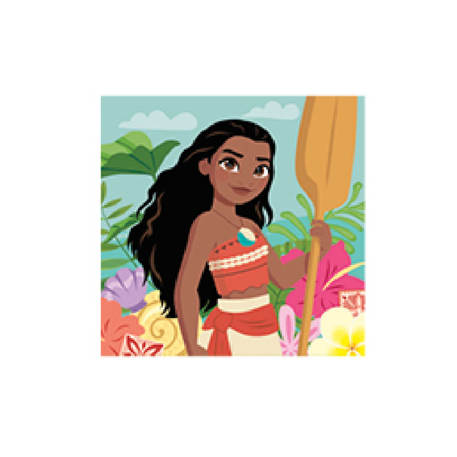 Disney Moana Beverage Napkins 16ct