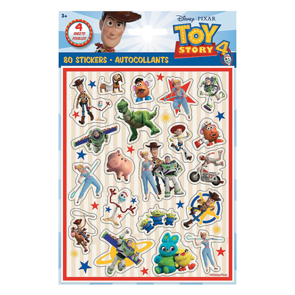 Disney Pixar Toy Story 4 Stickers 80 pcs