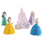 Disney Princess Standing Puff Tissue Centerpieces | 5pc Party Decor Set
