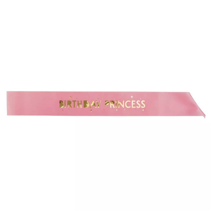 Disney Princess Birthday Sash