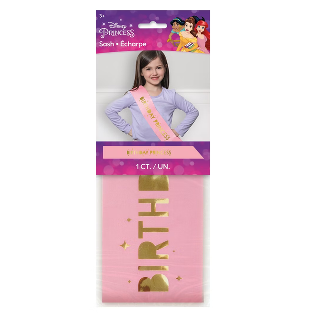 Disney Princess Birthday Sash