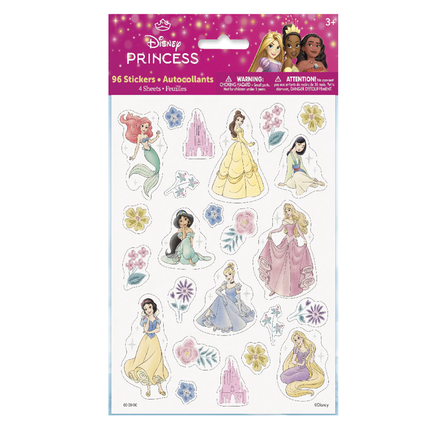 Disney Princess Glitter Stickers 96ct
