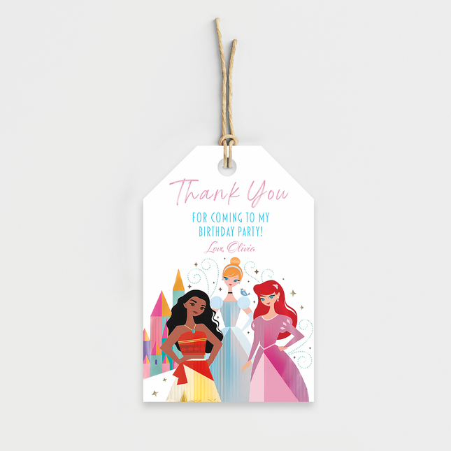 Disney Princess Personalized Thank You Cards, 8 ct