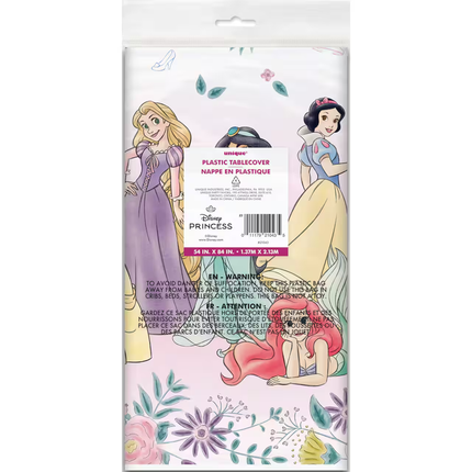 Disney Princess Plastic Table Cover 54" x 84"