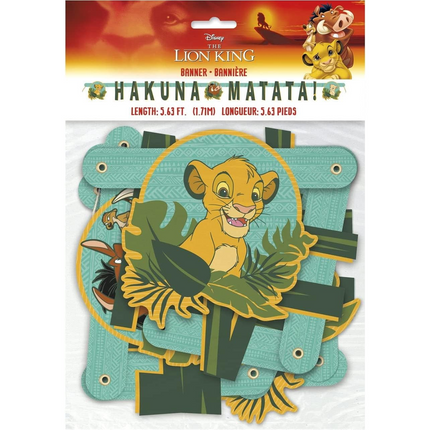 The Lion King Birthday "Hakuna Matata" Banner, 67 Inches