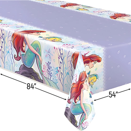 The Little Mermaid Rectangular Plastic Table Cover