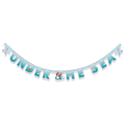 Disney The Little Mermaid "Under The Sea" Jointed Banner