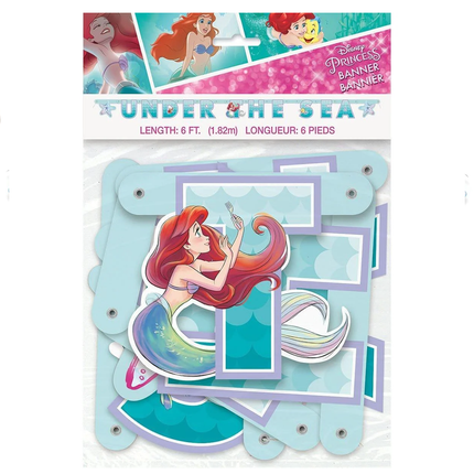 Disney The Little Mermaid "Under The Sea" Jointed Banner