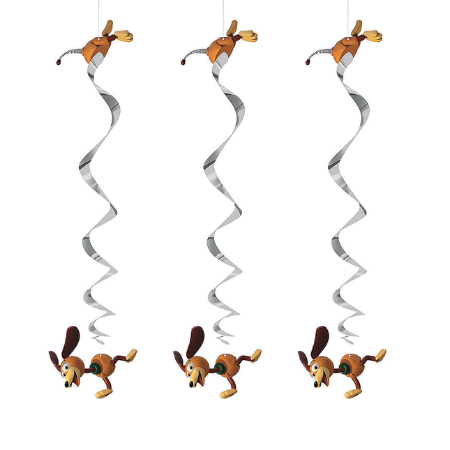 Disney Toy Story 4 Hanging Swirl Decorations - 3 Pc