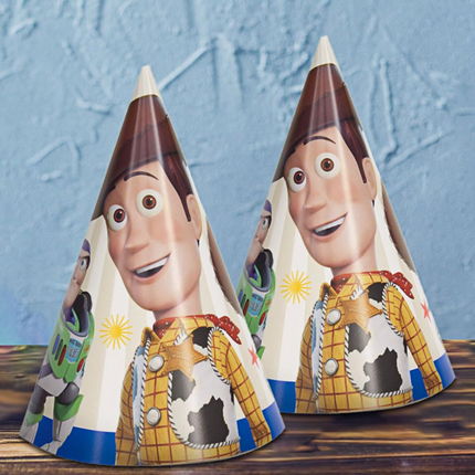 Disney Toy Story 4 Cone Party Hats - 8 Pc.