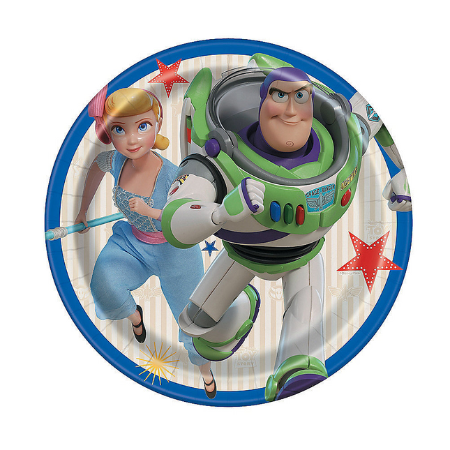 Toy Story 4 Round 7" Dessert Plates, 8ct