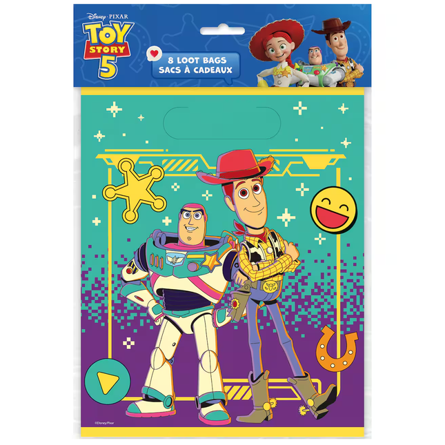 Disney Toy Story 5 Loot Bags 8ct