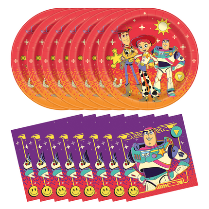 Toy Story 5 Plates and Napkins Set for 16 Guests