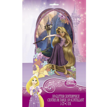 Disney Rapunzel 3D Glitter Centerpiece