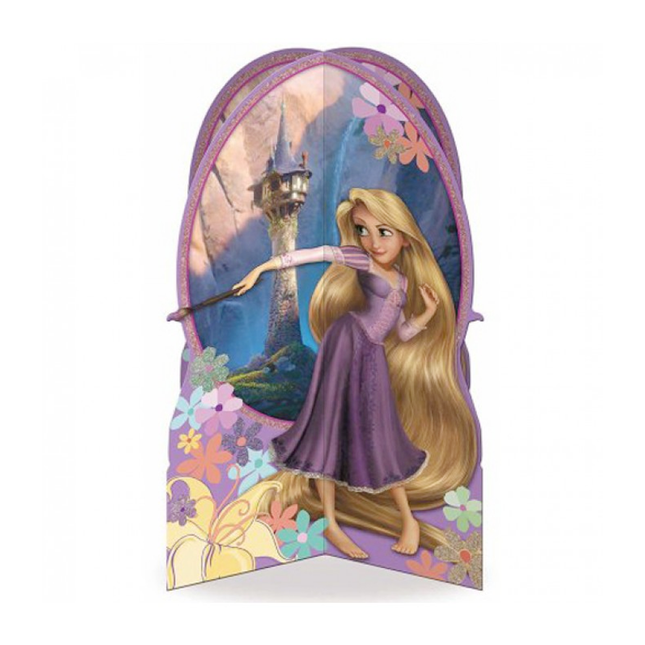 Disney Rapunzel 3D Glitter Centerpiece
