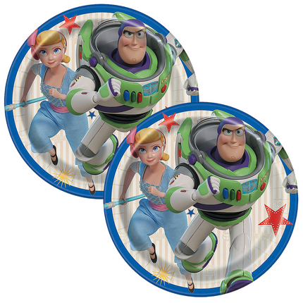 Toy Story 4 Round 7" Dessert Plates, 8ct