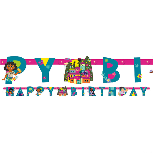 Encanto Jointed Happy Birthday Banner