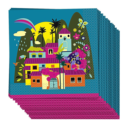 Encanto set component: Disney’s Encanto Party Luncheon Napkins 16 Pc.