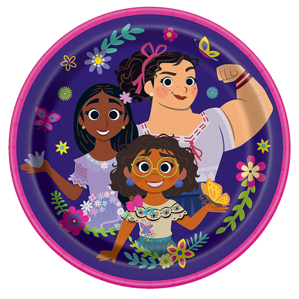 Encanto set component: Disney’s Encanto Party Paper Dinner Plates 9" - 8 Ct.