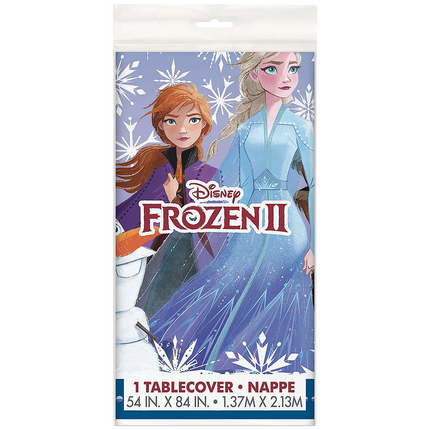 Disney’s Frozen II Snowflake Plastic Tablecloth