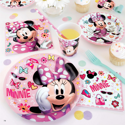 Minnie Mouse Beverage Napkins - 16 Pc