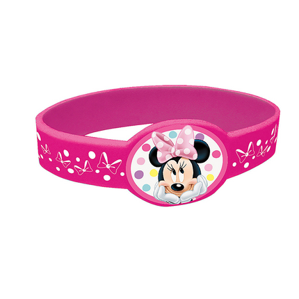 Disney's Minnie Mouse Rubber Bracelets - 4 Pc