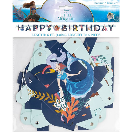 Disney’s The Little Mermaid Happy Birthday Banner