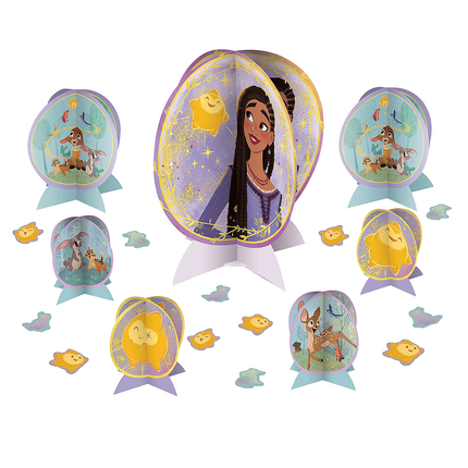 Disney’s Wish Centerpiece Table Decorating Kit – 27 Pc Party Decoration Set