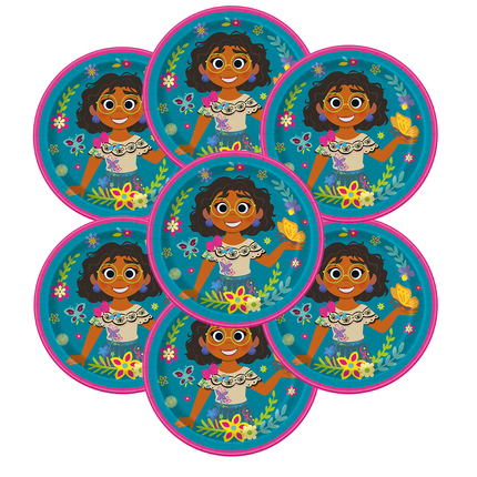 Encanto Party Mirabel & Butterfly Paper Plates 7" - 8 Ct.