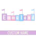 Disneyland Customize Name Party Sign PNG - Digital Download