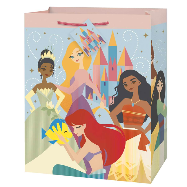 Disney princess Large Gift Bag 12,5 x 10,5 inches 1 ct