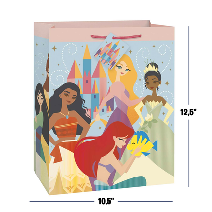 Disney princess Large Gift Bag 12,5 x 10,5 inches 1 ct