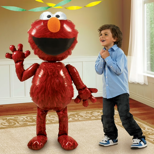 Sesame Street Elmo Airwalker Foil Balloon 54"