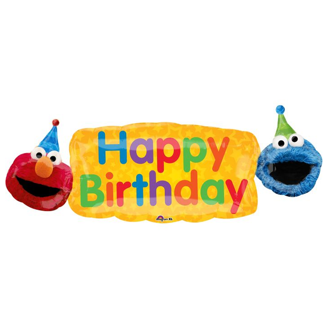 Elmo Happy Birthday Foil Balloon 42 inches